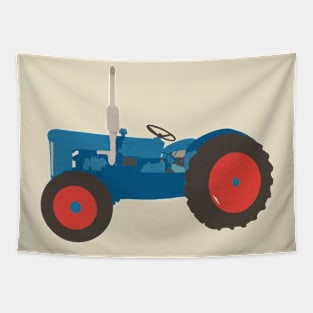 Blue tractor Illustration_No_01 Tapestry