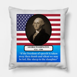 George Washington Quote Pillow