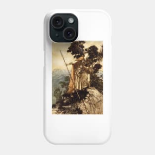 Brunnhilde, Arthur Rackham Phone Case