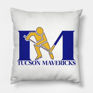 Short-lived Tucson Mavericks Hockey 1975 Pillow