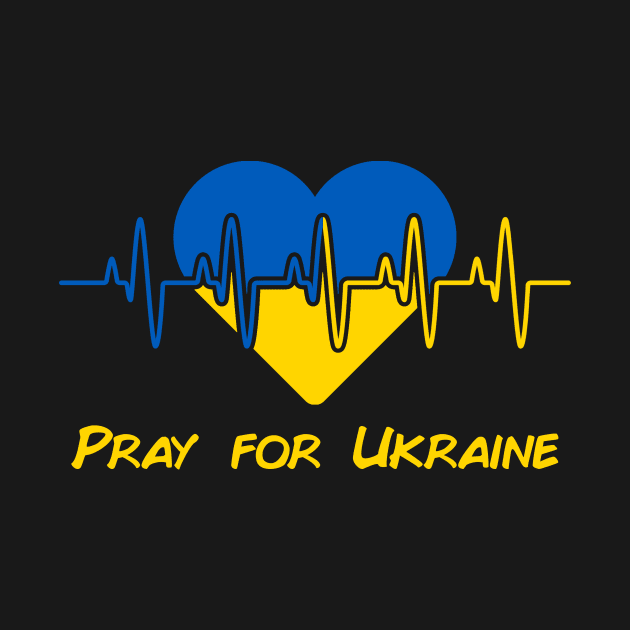 Pray for Ukraine by LMW Art