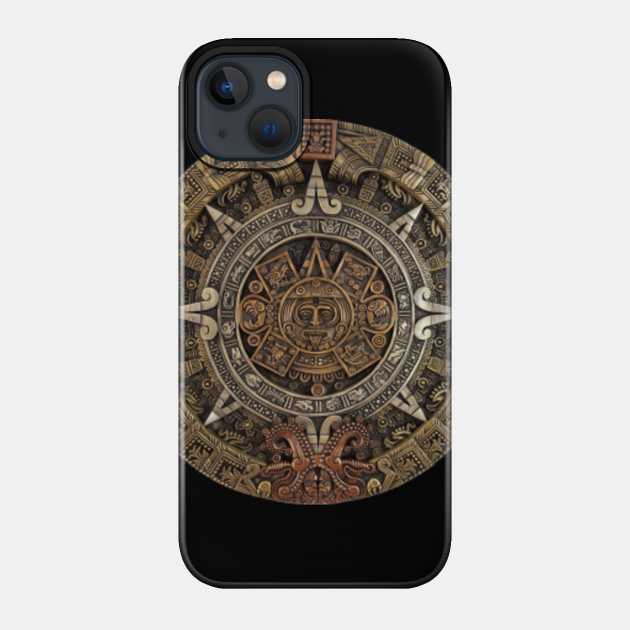 Aztec Calendar - Aztec Calendar - Phone Case