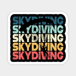 Parachuting Skydiving Parachutists Gift Magnet