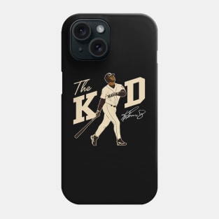 Ken Griffey Jr The Kid Basketball Legend Signature Vintage Retro 80s 90s Bootleg Rap Style Phone Case