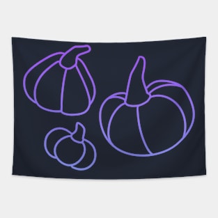 Three pumpkins Tapestry