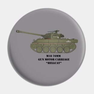 M18 Hellcat Tank Destroyer Pin