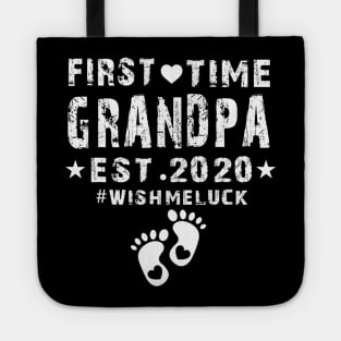 First Time Grandpa Est 2020-Promoted to Grandpa 2020 Tote