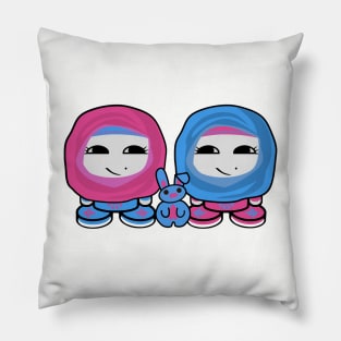 Aliyah & Laylah O'BABYBOT Toy Robots (and Pocket) Pillow