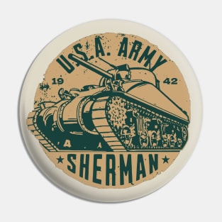 M4 Sherman | WW2 USA Tank Pin