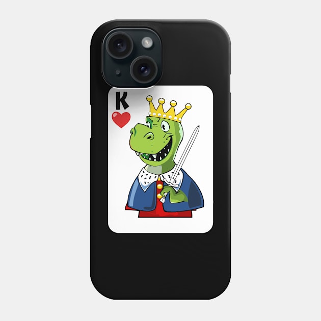 T Rex, Playing Cards, Dinosaur, Tyrannosaurus Rex Phone Case by iHeartDinosaurs