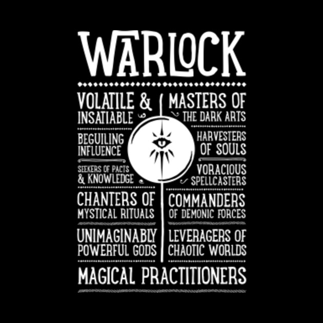 DND Warlock Class Role Playing - Warlock - Phone Case