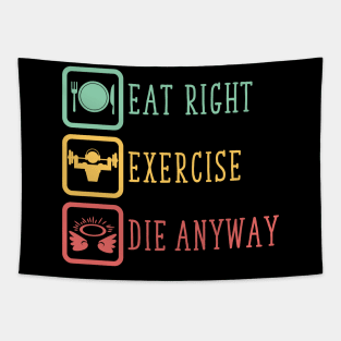 Train Gym Life Tapestry