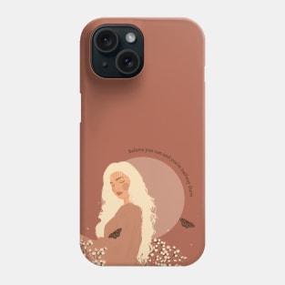 Believe you can and you're halfway there Phone Case