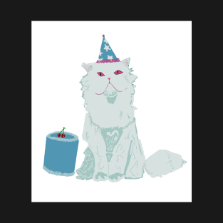 Birthday Cake Cat T-Shirt