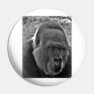 Gorilla Head Shot Pin