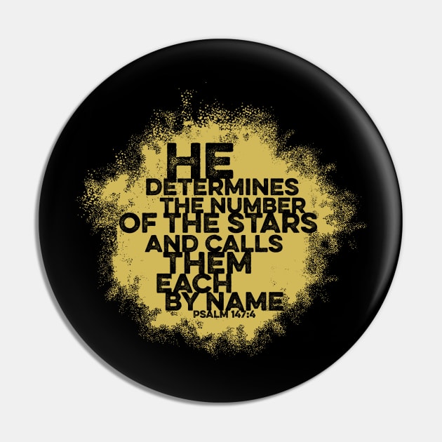 Bible art. He determines the number of the stars and calls them each by name. Pin by Reformer