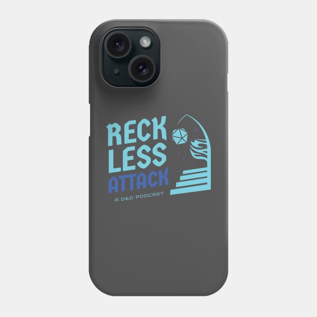 Reckless Attack Podcast Main Logo Phone Case by Reckless Attack