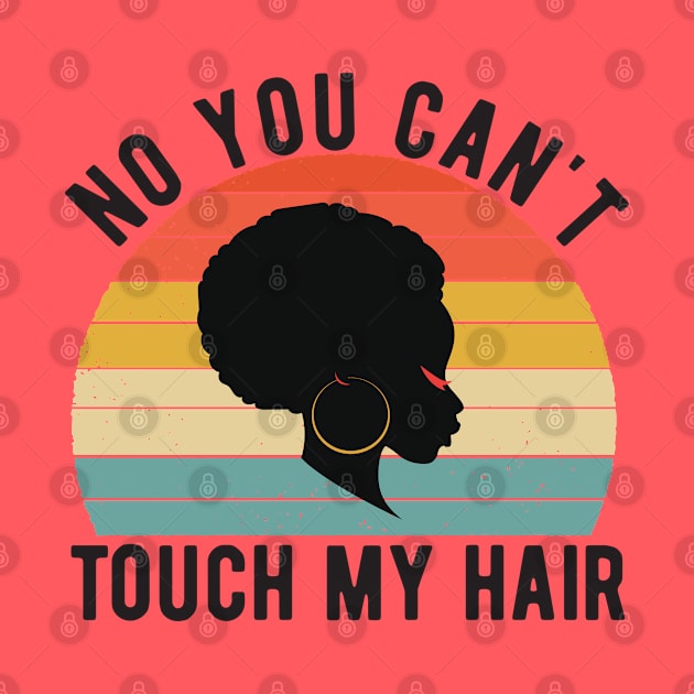 funny quote  no you cant touch my hair vintage humor meme by Gaming champion