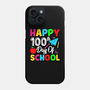 Student Teacher 100 Days Of School Phone Case