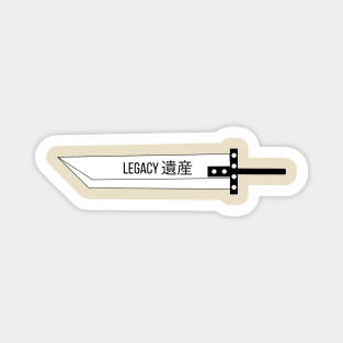 Buster Sword Legacy Design Magnet