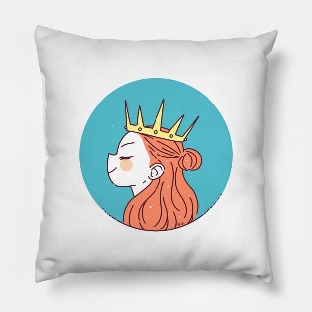 Sassy Princess Pillow by Freeminds