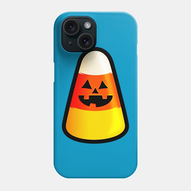 Halloween Candy Corn Jack O Lantern Phone Case by MerchFrontier