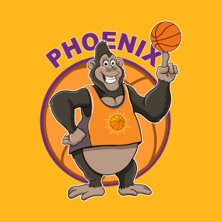 Phoenix Suns Basketball Mascot Gorilla T-Shirt