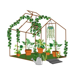 Greenhouse Art - Indoor Plants T-Shirt