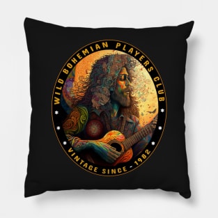 Guitar Player Pillow