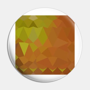 Cocoa Brown Abstract Low Polygon Background Pin