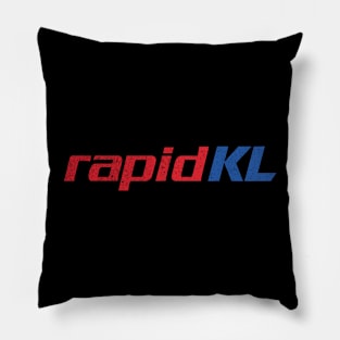 Rapid KL Kuala Lumpur Malaysian Metro Train Railfan Logo Pillow