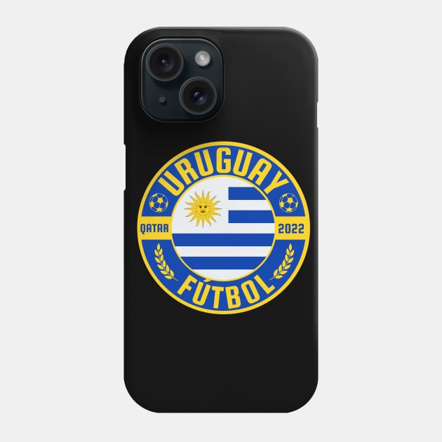 Uruguay Futbol Phone Case by footballomatic