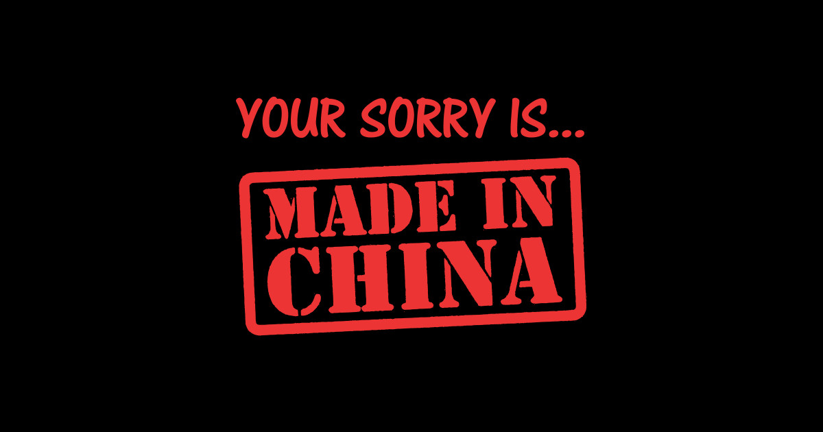 Your Fake Sorry - Funny - Sticker | TeePublic