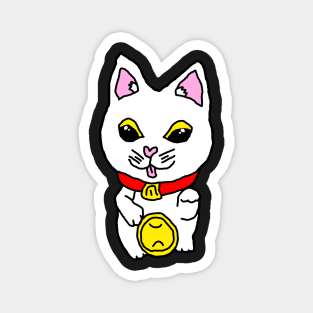 Lucky Cat Haku Magnet