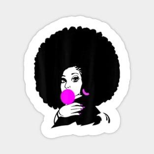 Afro Hair Natural Hair African American Magnet