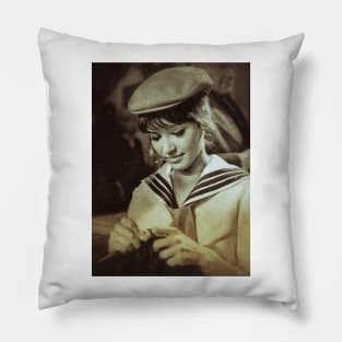 Anna karina retro Pillow