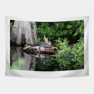 Cute Lazy Alligator Tapestry