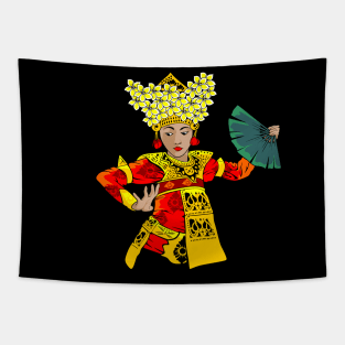 Fan Dance Tapestry