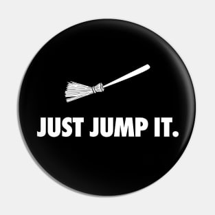 Jump the Broomstick Pin