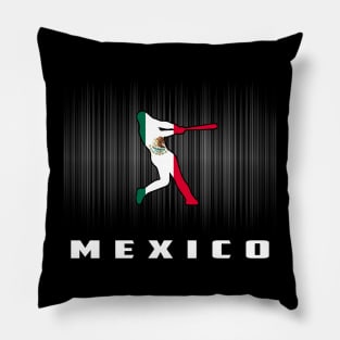 Mexico Retro Baseball Player I Love Mexican Men Women Pillow