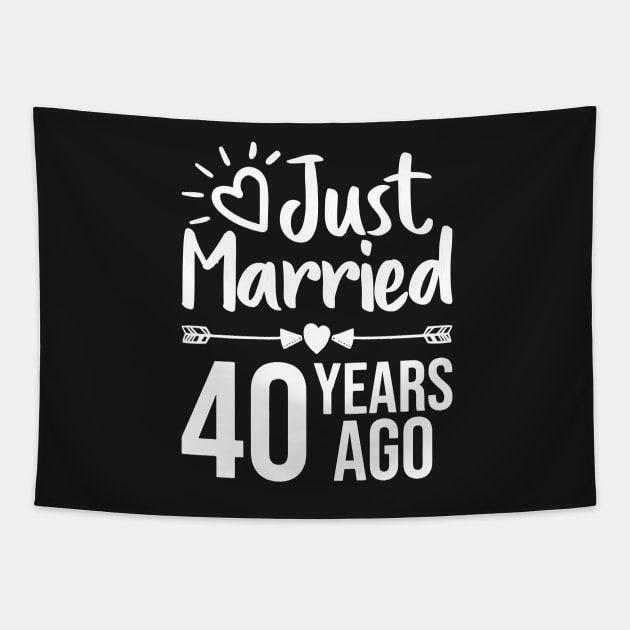 Just married 40 years ago Tapestry by TEEPHILIC