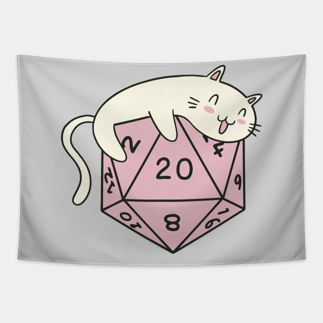 RPG Cat Tapestry by Bruno Pires