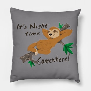 Sloth time Pillow