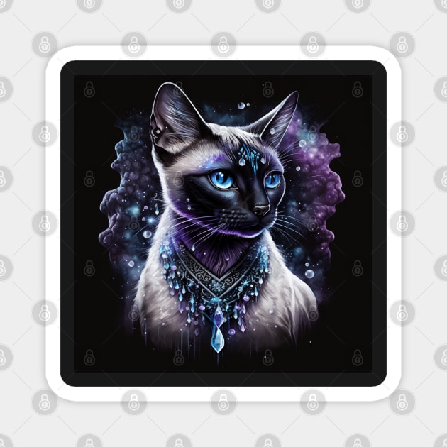 Dazzling Siamese Magnet by Enchanted Reverie