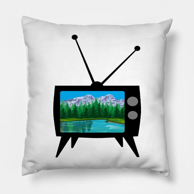 National Park Media Pillow by AROJA