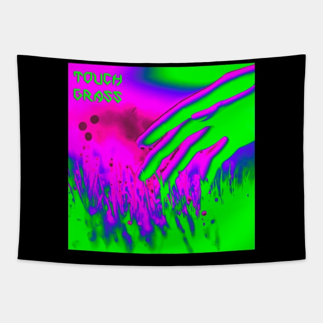 Touch Grass 02 Tapestry by RAdesigns