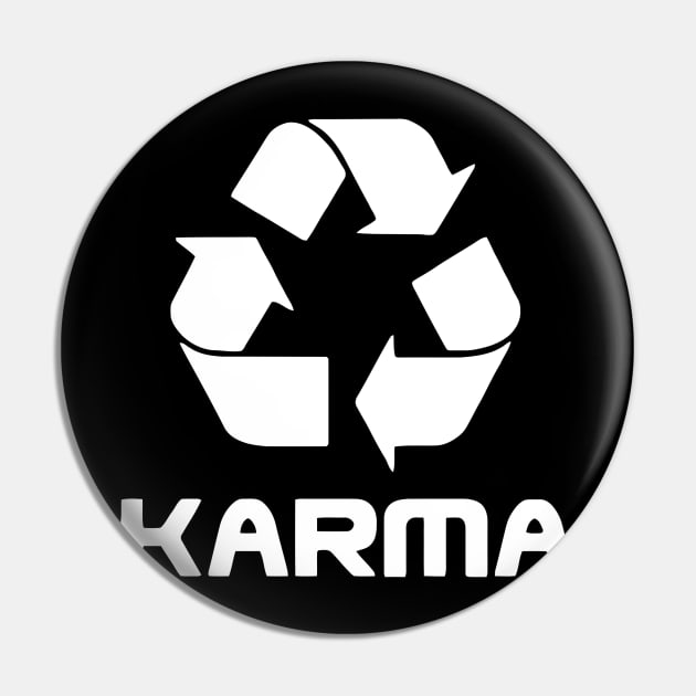 Karma Recycle Pin by Ramateeshop