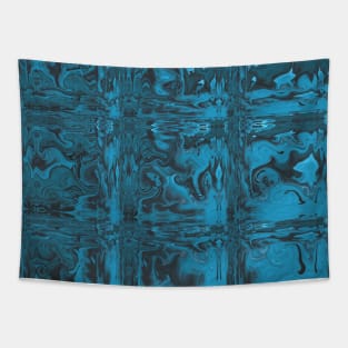 Teal Ice Water Summer Tapestry