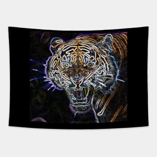 Tiger Electric Color 02 Tapestry