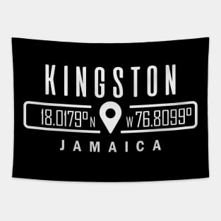 Kingston, Jamaica GPS Location Tapestry